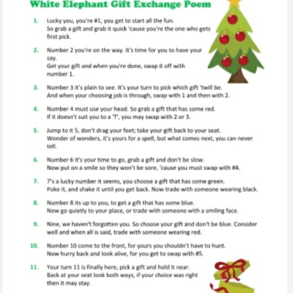 White Elephant S&S Event Final Roster is next door. ๐๐Go get your trunk on. - Picture 5 of 11